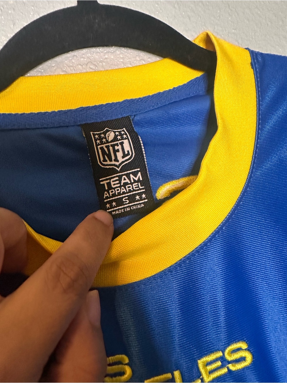 NFL Los Angeles Rams Blue and Yellow Jersey - Picture 2 of 4